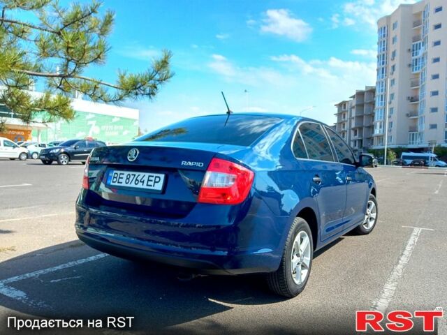 Шкода Рапид 2015 в Николаеве на Automoto.ua Синий Шкода Рапид, объемом двигателя 1.2 л и пробегом 141 тыс. км за 8000 $, фото 4 на Automoto.ua