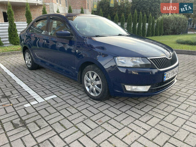 Синий Шкода Рапид, объемом двигателя 1.6 л и пробегом 250 тыс. км за 6500 $, фото 2 на Automoto.ua