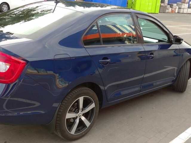 Синий Шкода Рапид, объемом двигателя 1.2 л и пробегом 126 тыс. км за 9100 $, фото 3 на Automoto.ua