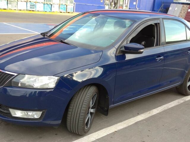 Синий Шкода Рапид, объемом двигателя 1.2 л и пробегом 126 тыс. км за 9100 $, фото 1 на Automoto.ua