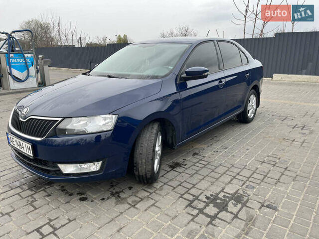 Синий Шкода Рапид, объемом двигателя 1.2 л и пробегом 126 тыс. км за 9500 $, фото 3 на Automoto.ua