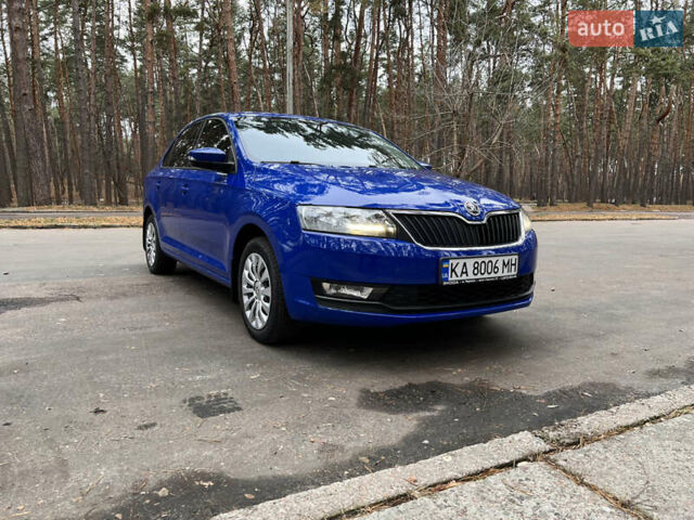 Синий Шкода Рапид, объемом двигателя 1 л и пробегом 99 тыс. км за 10400 $, фото 4 на Automoto.ua