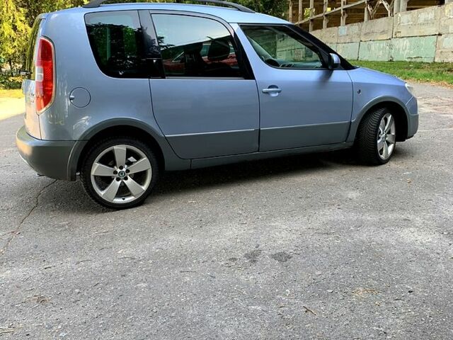 Синий Шкода Румстер, объемом двигателя 1.6 л и пробегом 172 тыс. км за 6600 $, фото 3 на Automoto.ua