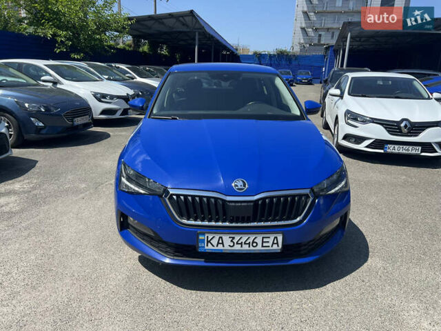 Синий Шкода Scala, объемом двигателя 1.6 л и пробегом 102 тыс. км за 14875 $, фото 1 на Automoto.ua