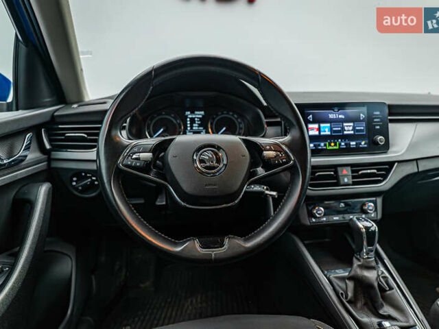 Синій Шкода Scala, об'ємом двигуна 1.6 л та пробігом 84 тис. км за 17994 $, фото 11 на Automoto.ua