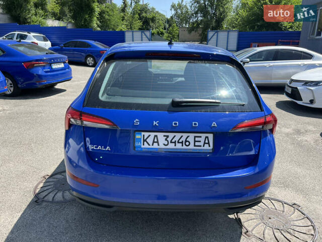 Синий Шкода Scala, объемом двигателя 1.6 л и пробегом 102 тыс. км за 14875 $, фото 3 на Automoto.ua