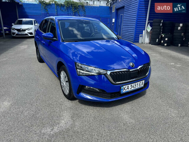 Синий Шкода Scala, объемом двигателя 1.6 л и пробегом 114 тыс. км за 14388 $, фото 1 на Automoto.ua