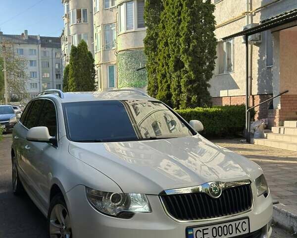 Білий Шкода Суперб, об'ємом двигуна 2 л та пробігом 203 тис. км за 10300 $, фото 1 на Automoto.ua