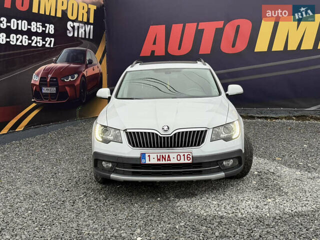 Белый Шкода Суперб, объемом двигателя 2 л и пробегом 160 тыс. км за 15500 $, фото 2 на Automoto.ua