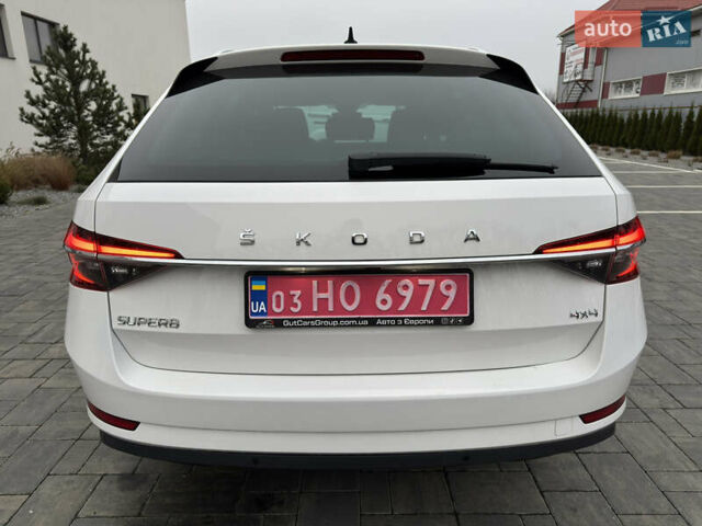 Белый Шкода Суперб, объемом двигателя 1.97 л и пробегом 219 тыс. км за 25500 $, фото 5 на Automoto.ua