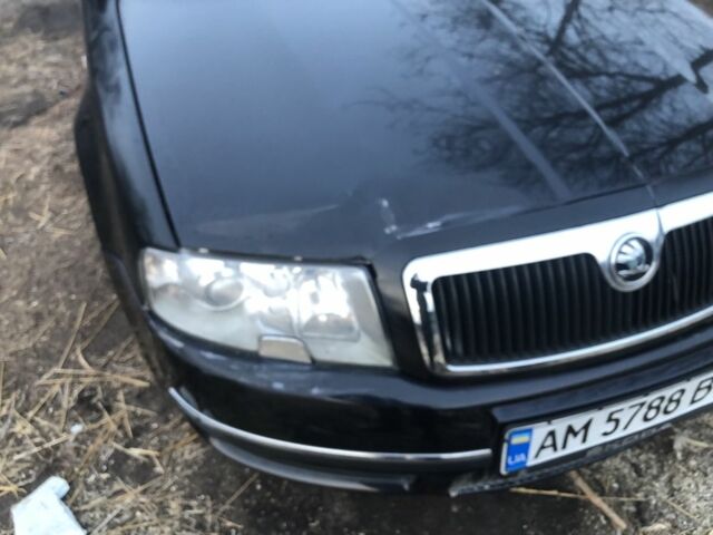 Черный Шкода Суперб, объемом двигателя 1.8 л и пробегом 260 тыс. км за 4200 $, фото 4 на Automoto.ua