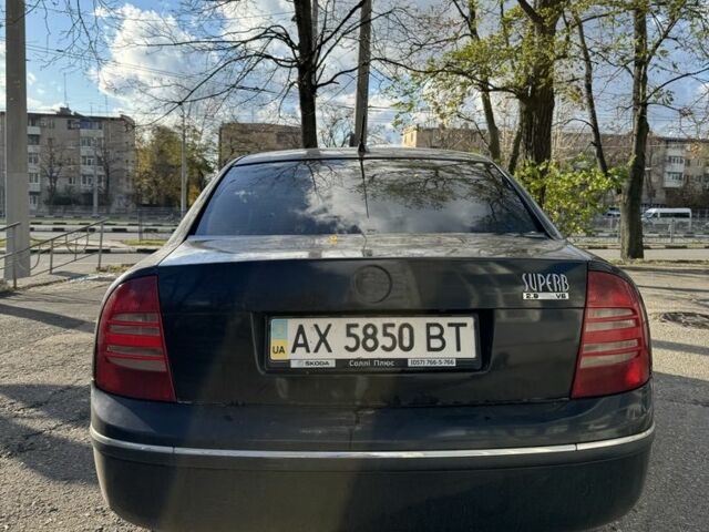 Черный Шкода Суперб, объемом двигателя 2.8 л и пробегом 350 тыс. км за 4200 $, фото 9 на Automoto.ua