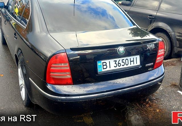 Шкода Суперб 2004 в Полтаве на Automoto.ua Черный Шкода Суперб, объемом двигателя 2.5 л и пробегом 332 тыс. км за 5400 $, фото 3 на Automoto.ua