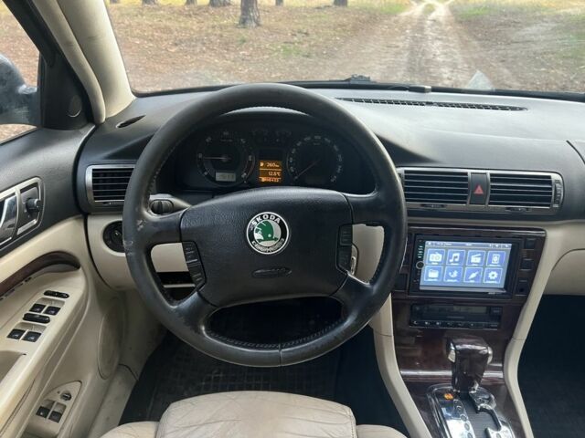 Черный Шкода Суперб, объемом двигателя 1.9 л и пробегом 320 тыс. км за 2850 $, фото 3 на Automoto.ua