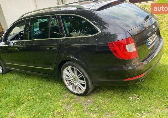 Черный Шкода Суперб, объемом двигателя 1.8 л и пробегом 202 тыс. км за 9600 $, фото 1 на Automoto.ua