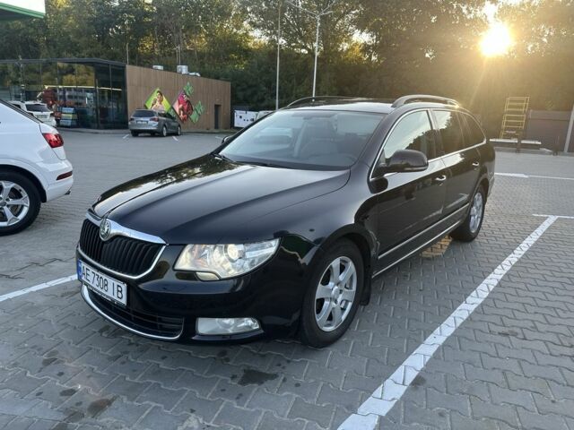 Чорний Шкода Суперб, об'ємом двигуна 2 л та пробігом 245 тис. км за 9200 $, фото 1 на Automoto.ua