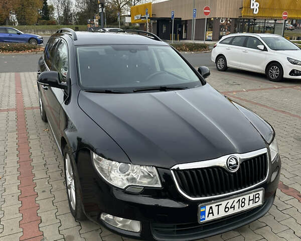 Черный Шкода Суперб, объемом двигателя 1.97 л и пробегом 215 тыс. км за 9000 $, фото 1 на Automoto.ua
