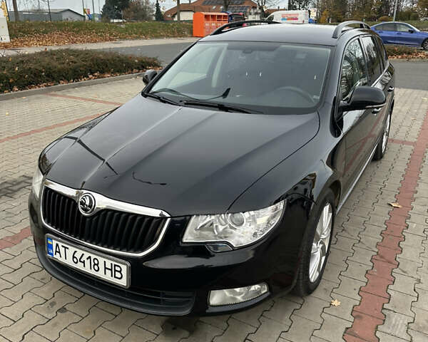 Черный Шкода Суперб, объемом двигателя 1.97 л и пробегом 215 тыс. км за 9000 $, фото 2 на Automoto.ua