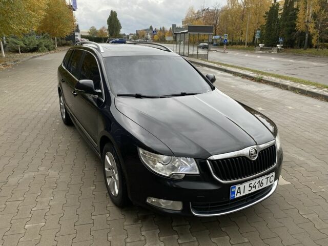 Шкода Суперб 2012 у Белой Церкве на Automoto.ua Чорний Шкода Суперб, об'ємом двигуна 1.8 л та пробігом 248 тис. км за 8500 $, фото 5 на Automoto.ua