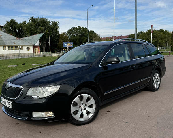 Чорний Шкода Суперб, об'ємом двигуна 2 л та пробігом 317 тис. км за 9500 $, фото 1 на Automoto.ua