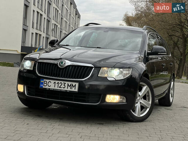 Чорний Шкода Суперб, об'ємом двигуна 2 л та пробігом 282 тис. км за 10799 $, фото 12 на Automoto.ua