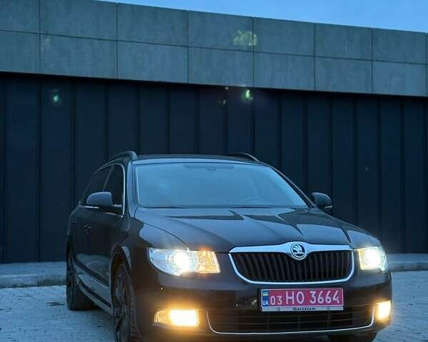 Черный Шкода Суперб, объемом двигателя 2 л и пробегом 278 тыс. км за 11700 $, фото 1 на Automoto.ua