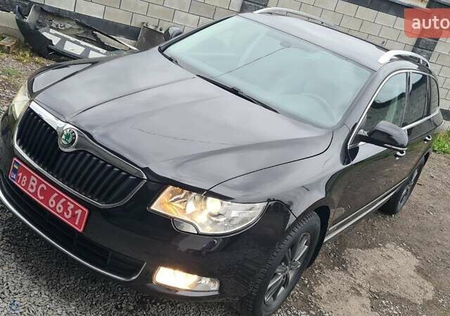 Чорний Шкода Суперб, об'ємом двигуна 2 л та пробігом 310 тис. км за 9750 $, фото 48 на Automoto.ua
