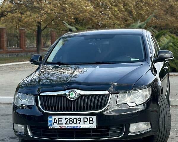 Черный Шкода Суперб, объемом двигателя 1.8 л и пробегом 194 тыс. км за 10600 $, фото 2 на Automoto.ua