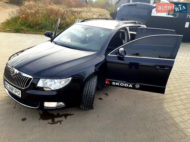 Черный Шкода Суперб, объемом двигателя 2 л и пробегом 325 тыс. км за 9900 $, фото 5 на Automoto.ua