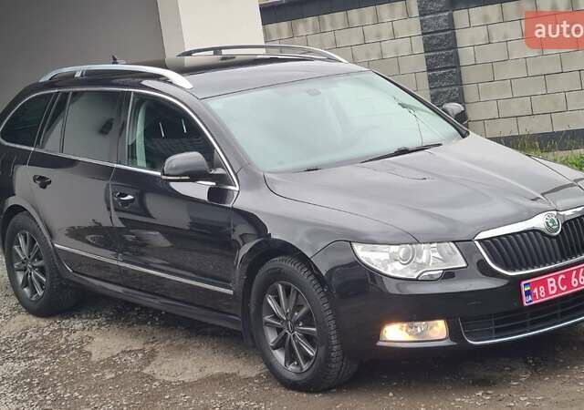 Чорний Шкода Суперб, об'ємом двигуна 2 л та пробігом 310 тис. км за 9750 $, фото 2 на Automoto.ua