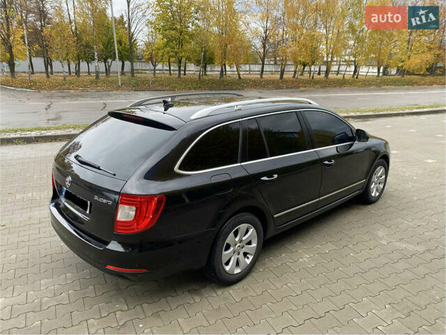 Шкода Суперб 2012 у Белой Церкве на Automoto.ua Чорний Шкода Суперб, об'ємом двигуна 1.8 л та пробігом 248 тис. км за 8500 $, фото 12 на Automoto.ua