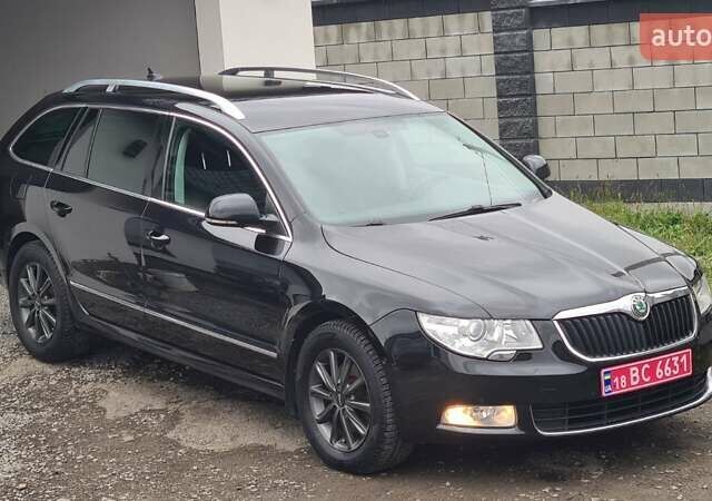 Чорний Шкода Суперб, об'ємом двигуна 2 л та пробігом 310 тис. км за 9750 $, фото 3 на Automoto.ua