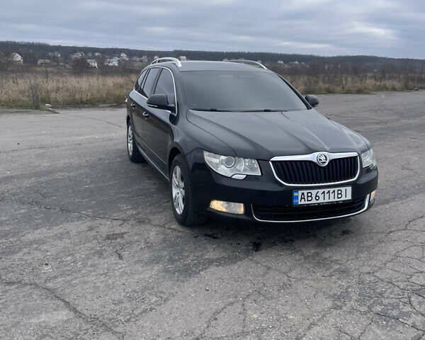 Чорний Шкода Суперб, об'ємом двигуна 2 л та пробігом 298 тис. км за 12500 $, фото 1 на Automoto.ua