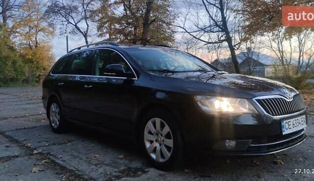 Шкода Суперб 2013 у Кицмане на Automoto.ua Чорний Шкода Суперб, об'ємом двигуна 2 л та пробігом 235 тис. км за 13400 $, фото 22 на Automoto.ua