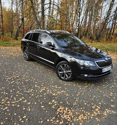 Черный Шкода Суперб, объемом двигателя 1.97 л и пробегом 294 тыс. км за 12400 $, фото 1 на Automoto.ua