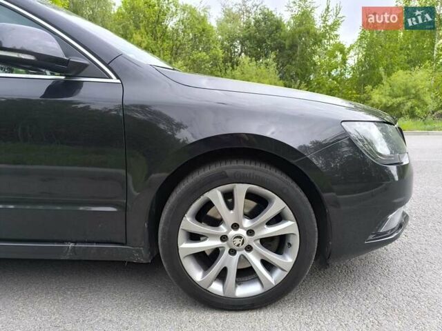 Чорний Шкода Суперб, об'ємом двигуна 2 л та пробігом 194 тис. км за 14500 $, фото 3 на Automoto.ua