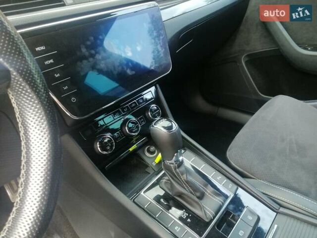 Черный Шкода Суперб, объемом двигателя 1.97 л и пробегом 203 тыс. км за 20000 $, фото 15 на Automoto.ua