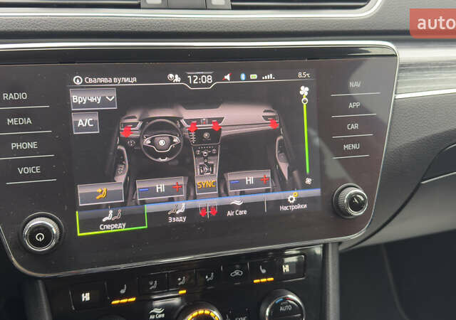 Черный Шкода Суперб, объемом двигателя 1.97 л и пробегом 259 тыс. км за 22900 $, фото 74 на Automoto.ua