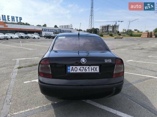 Черный Шкода Суперб, объемом двигателя 1.9 л и пробегом 318 тыс. км за 4450 $, фото 12 на Automoto.ua