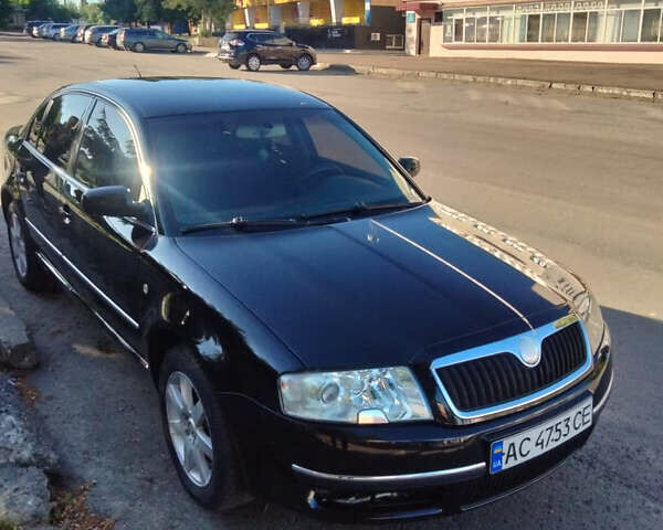Черный Шкода Суперб, объемом двигателя 2.5 л и пробегом 372 тыс. км за 5500 $, фото 10 на Automoto.ua