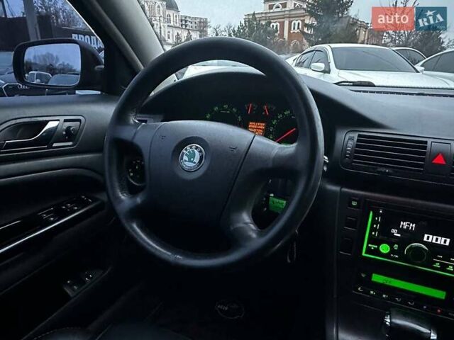 Черный Шкода Суперб, объемом двигателя 1.78 л и пробегом 200 тыс. км за 6600 $, фото 25 на Automoto.ua