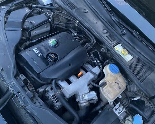 Черный Шкода Суперб, объемом двигателя 1.8 л и пробегом 215 тыс. км за 7000 $, фото 11 на Automoto.ua