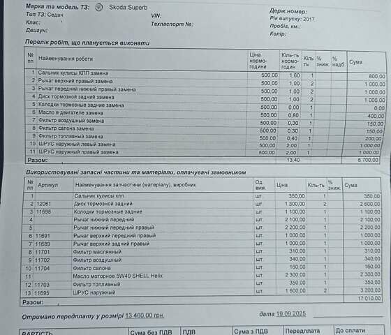 Чорний Шкода Суперб, об'ємом двигуна 1.78 л та пробігом 372 тис. км за 6300 $, фото 7 на Automoto.ua