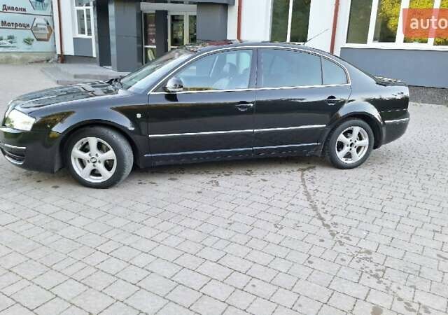Черный Шкода Суперб, объемом двигателя 2.5 л и пробегом 289 тыс. км за 6300 $, фото 4 на Automoto.ua