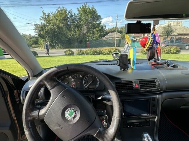 Чорний Шкода Суперб, об'ємом двигуна 1.8 л та пробігом 223 тис. км за 5500 $, фото 3 на Automoto.ua