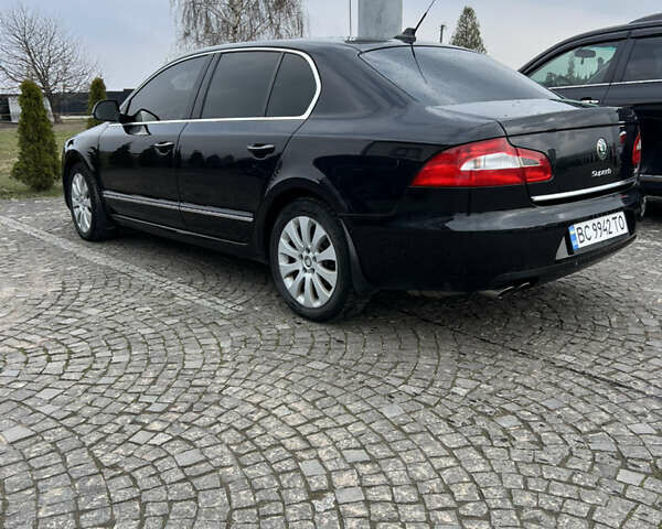 Чорний Шкода Суперб, об'ємом двигуна 2.01 л та пробігом 213 тис. км за 7800 $, фото 1 на Automoto.ua