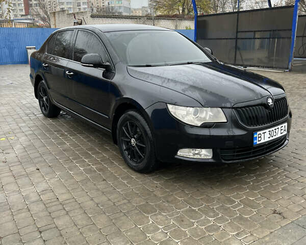 Черный Шкода Суперб, объемом двигателя 1.8 л и пробегом 165 тыс. км за 7800 $, фото 12 на Automoto.ua