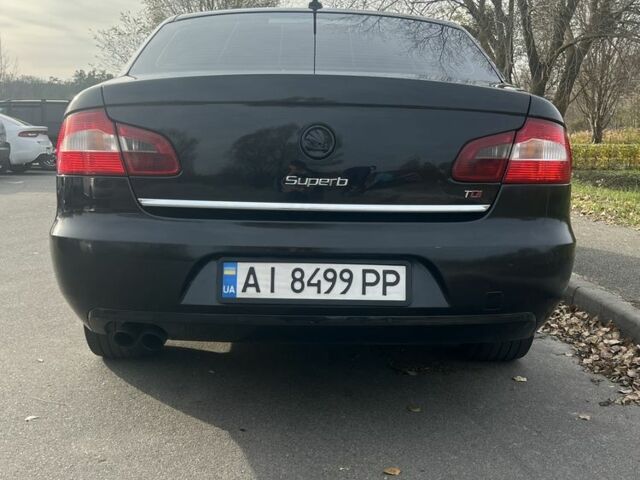 Чорний Шкода Суперб, об'ємом двигуна 2 л та пробігом 380 тис. км за 5600 $, фото 2 на Automoto.ua