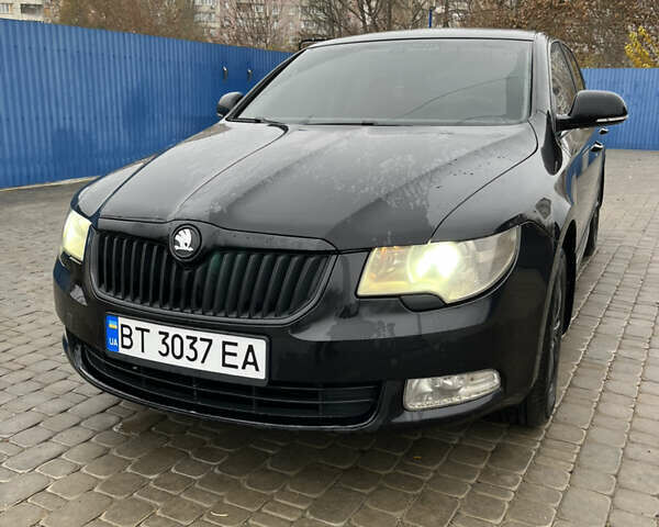 Черный Шкода Суперб, объемом двигателя 1.8 л и пробегом 165 тыс. км за 7800 $, фото 9 на Automoto.ua