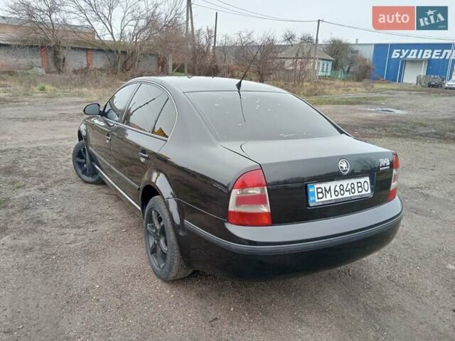 Черный Шкода Суперб, объемом двигателя 1.8 л и пробегом 313 тыс. км за 5500 $, фото 6 на Automoto.ua